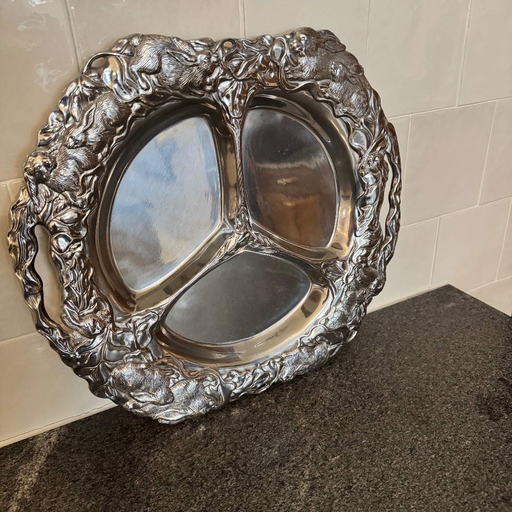 Arthur Court Divided Serving Tray